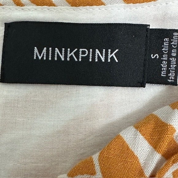 Revolve MINKPINK Zebra Print Wrap Dress Ruffle High Low V Neck Sleeveless Sz‎ Sm - Picture 16 of 16